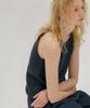 AVA MOLLI Halter Neck Knit Top (Navy)