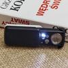Slide Out LED Magnifying Glass 30X 60X 90X with UV Light Jewelry Loupe Magnifiers for Jewelry Coins Stamps & Antiques
