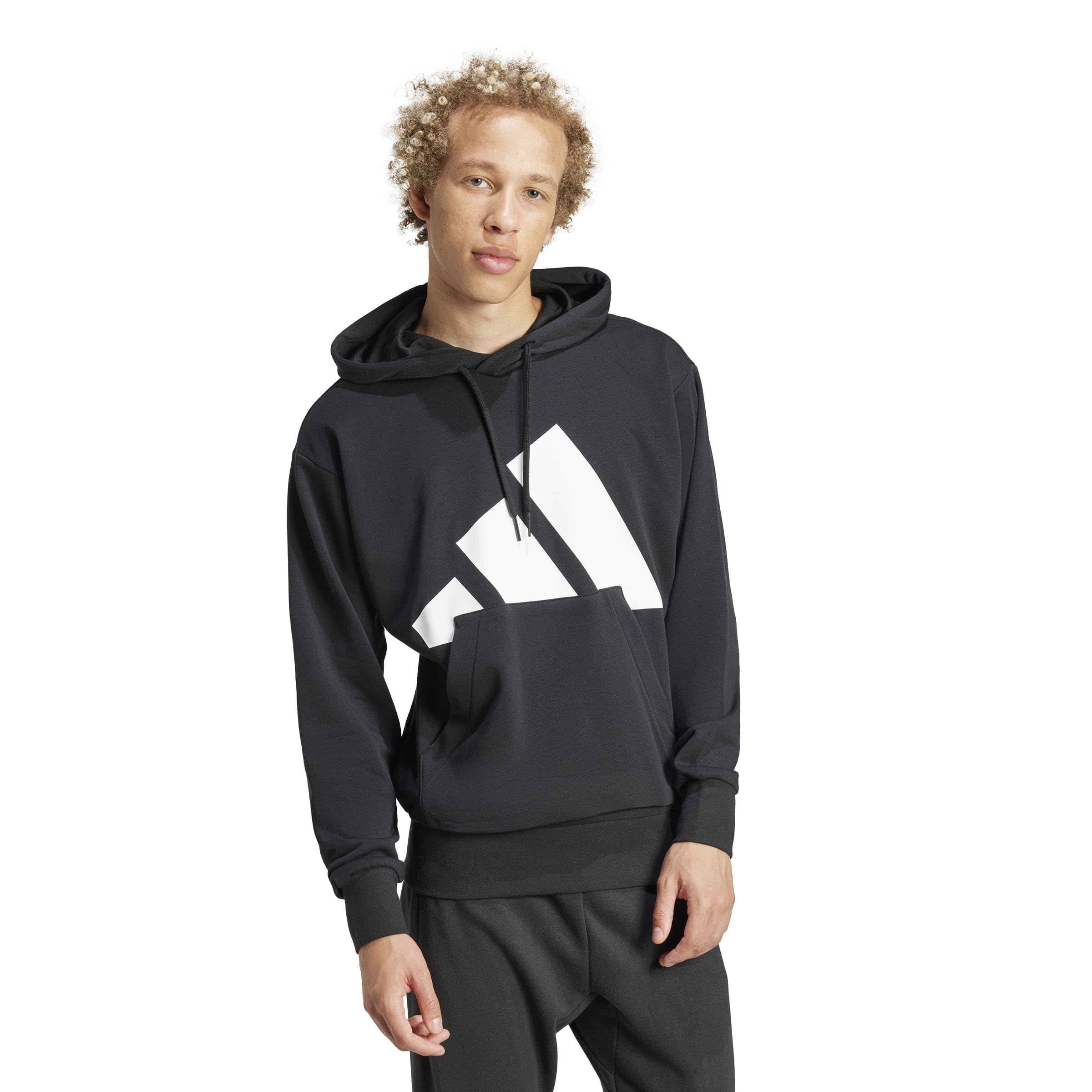 

Adidas Essentials Big Logo French Terry Hoodie KTF13 Men s Black/White (IN6164) J/2XL