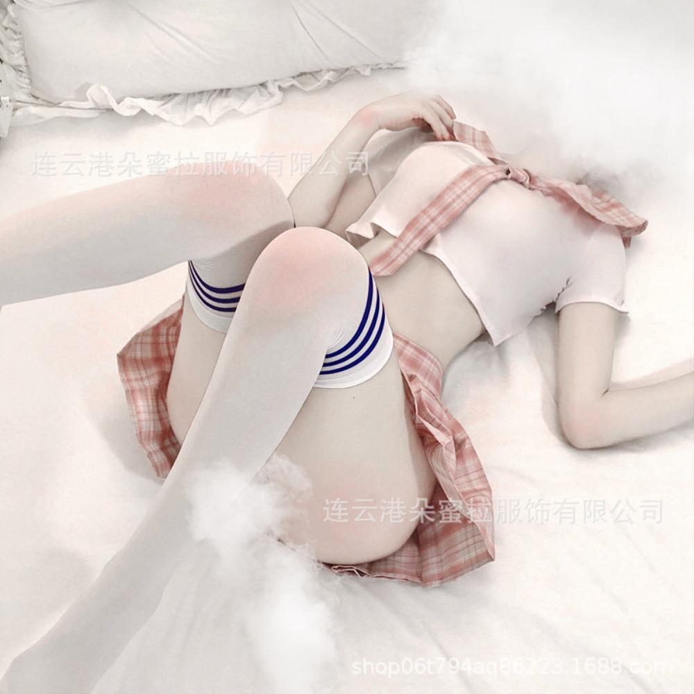 Domila Sexy Lingerie Set Pajamas Female Qqny Wholesale One Piece Delivery Jk Uniform Student Clothing Temptation