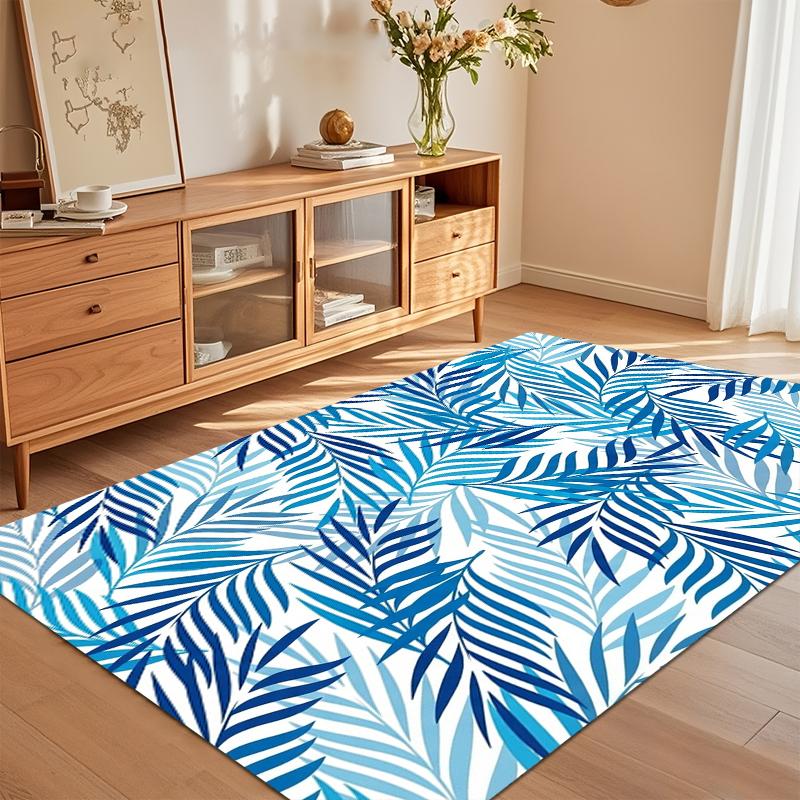 Tropical Leaves Kitchen Mat Entrance Doormat Non-slip Washable Kitchen Carpet Living Room Hallway Rugs Bedside Rugs  Area Rug