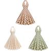 Vintage Polka Dot High Waist Dress With Backless Design For Elegant Summer Events