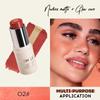7-color Sandwich Blush Stick, Naturally Brightening And Easy-to-pigment Highlight Stick, Two-color Blush Cream