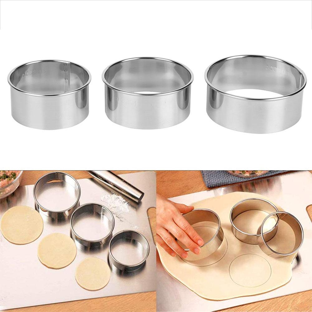 Household 304 Stainless Steel Manual Dumpling Dough Presser Maker Molds Kit Kitchen Utensils