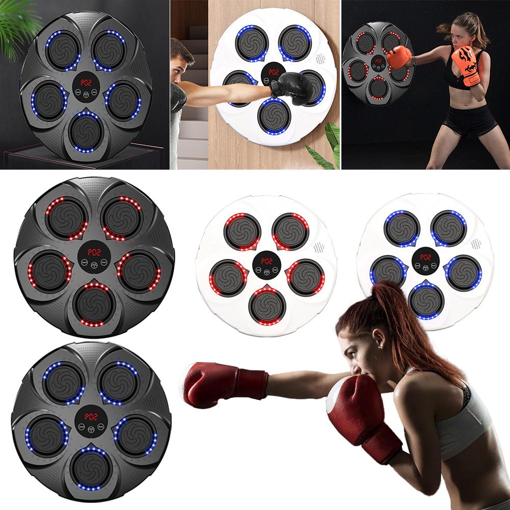 Smart Music Boxing Machine Wall Target Sandbag Relaxing Agility Reaction Training Target Bluetooth-Compatible Boxing Active