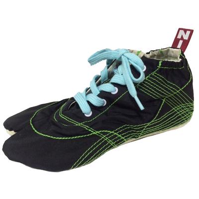 Buty do biegania Tabi stworzone przez kunszt tradycyjnych rzemieślników [Muteki] {008 Czarny} (23,0)