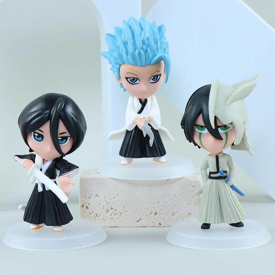 1Set Wholesale BLEACH Action Figure Cool Cute Anime Figure Toy Doll Model Desk Decoration For Kid Birthday Gifts
