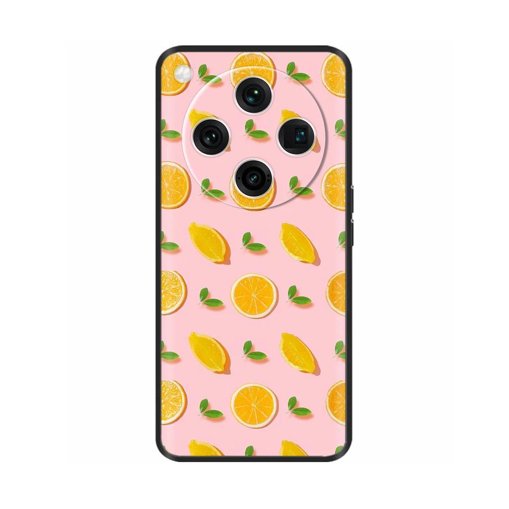 Painted Cover For Oppo Find X8 Pro Soft Black Silicon Back Cover Cases For Oppo Find X8 Findx8 Pro Shockproof Shell Cases Bumper