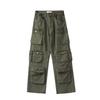 Men's Trendy American Retro Multi-Pocket Loose Straight Overalls