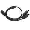 5Pin Din Female To 2 5Pin Din Male Cable 5 Cores Flexible DIN 5 Pin Y Splitter Adapter Sound Connecting Cable for