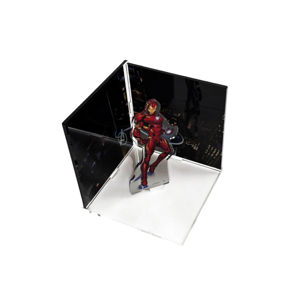 Small Planet Marvel Iron Man Diorama Acrylic Stand Avengers Tower
