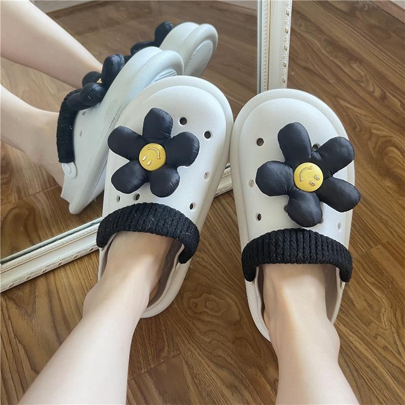 

New summer hole shoes slippers women s thick-soled sandals women s bag head slippers 36/37