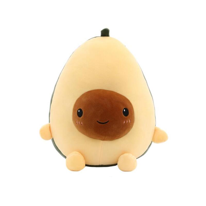 

Non-Toxic Smiling Avocado Stuffed Plush Toys Filled Dolls Soft Sofa Plants Cushion Cartoon Fruit Pillow Soft Cushion Pillow Children Gifts 20cm