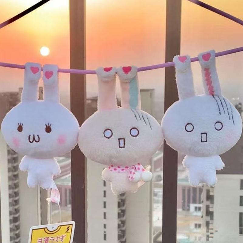 Pandantiv Ursuleț Desene Animate Păpușă Iepuraș Drăguță Pandantiv Jucărie de Pluș Kawaii Pandantiv Animal de Pluș Accesorii Decorare Rucsac Cadou