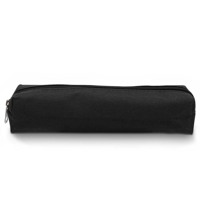 Trousse à crayons - WAYTEX - 931273N - Polyester souple - Fermeture zippée - Noir uni