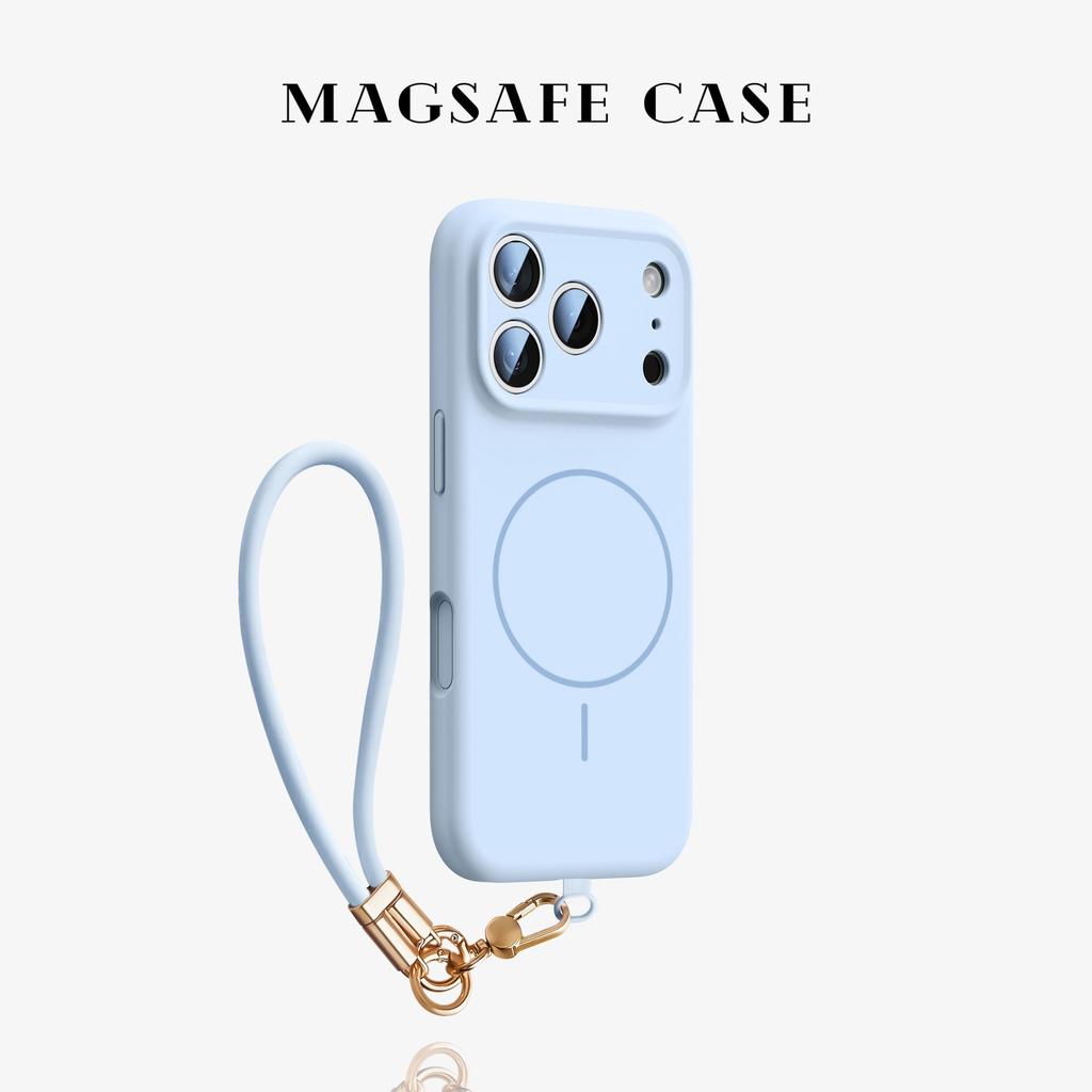 Applicable To the New Apple 17ProMax Mobile Phone Case, True Liquid Silicone Fine Magnetic All-inclusive iPhone16 Protective Case.