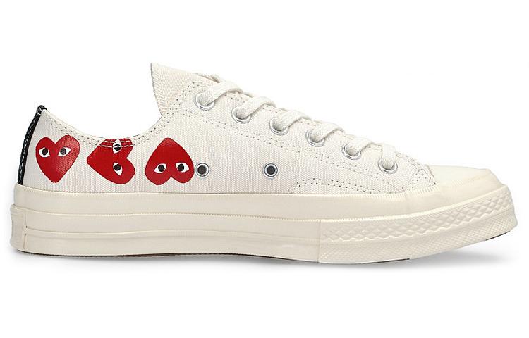 Converse Comme des Garçons Play x Converse Chuck 70 Low Top 'Multi Heart' 162975C