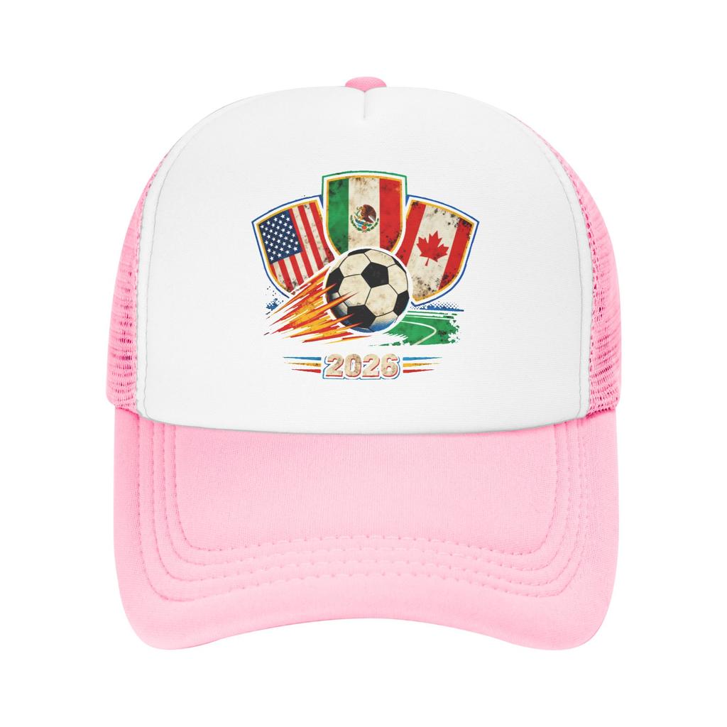 Custom Punk Unisex  Football Soccer Cups Baseball Cap Adult USA Canada Mexico Adjustable Dad Hat Women Unisex Sun Protection