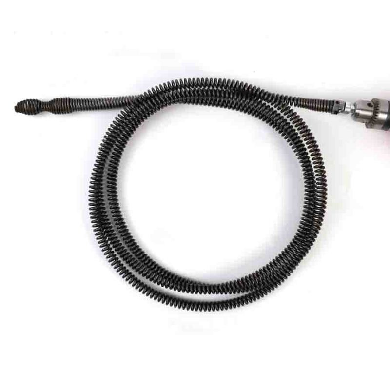 Electric Drill Drain Dredging Tool 10mm Dia Sewer Cleaning Spring Flexible 1.5/3/5 Meters Length for Kitchen Sink Household 3mm