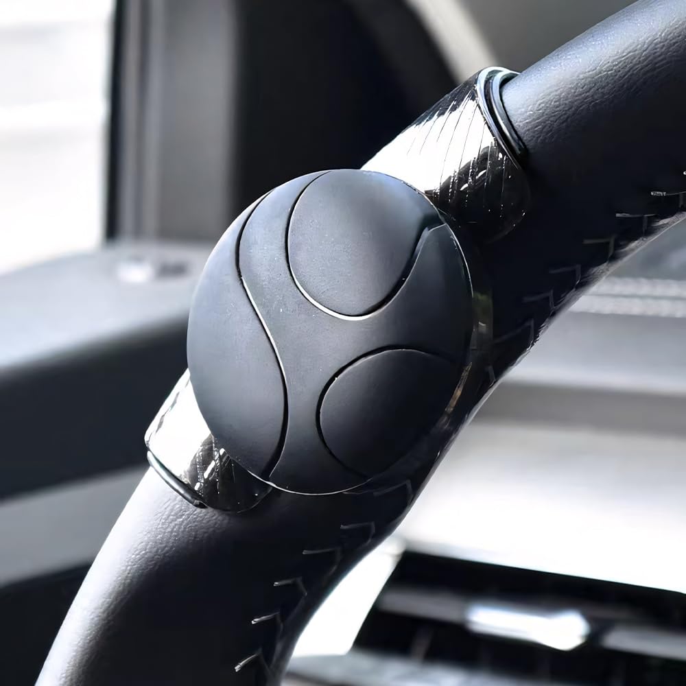 LONGAIXIN Steering Wheel Spinner Handle Spinner, Anti-slip, Built-in Quiet Bearings, Easy To Drive, Rotation