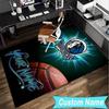 Custom Name Rug MAVERICKS LOGO Area Rug Suitable for Indoor And Outdoor,Carpets for Homes, Offices,Living Rooms,Home Decor,Christmas Gift