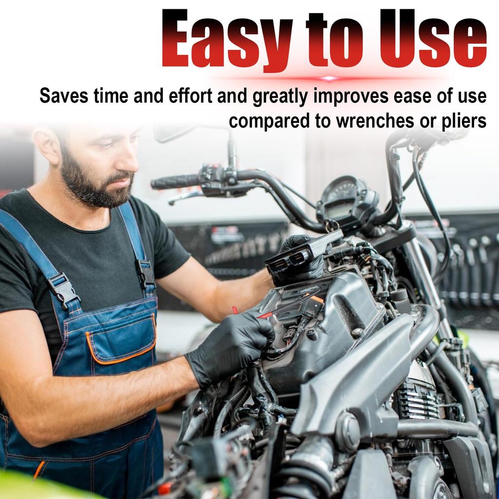 Exhaust Pipe Spring Hook, Exhaust Spring Puller Tool, Motorcycle Exhaust Pipe Spring Hook Handy Removal Tool Professional Repair
