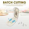 Pill Cutter Storage Box 1/2 1/3 1/4 Pill Cutter Tablet Divider Medicine Dustproof Portable Organizer Crusher Pill Cutter