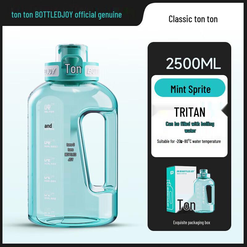 Tritan Large Capacity Sports Water Bottle with Handle
