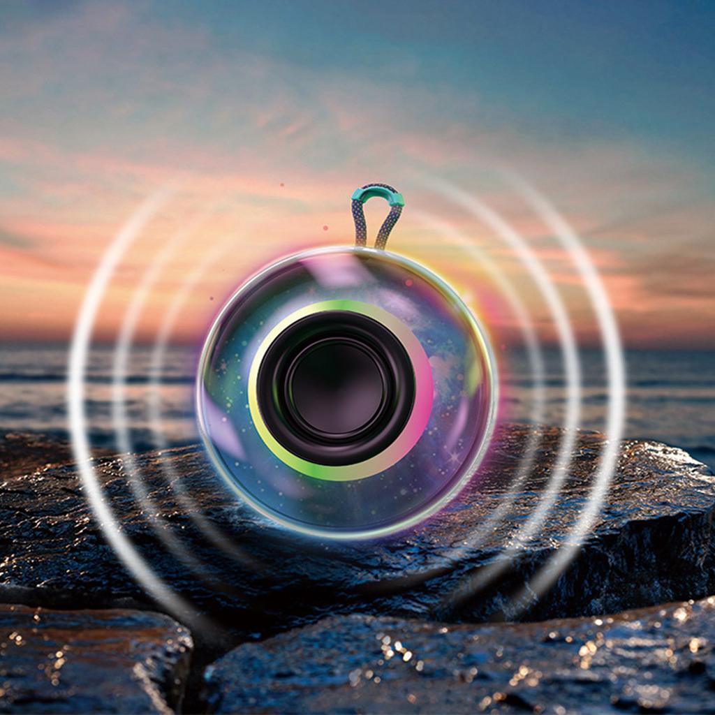 Portable Speaker, Wireless Speaker Speaker 10W HD Stereo Sound 5.3 Water Proof Shockproof with RGB Lights