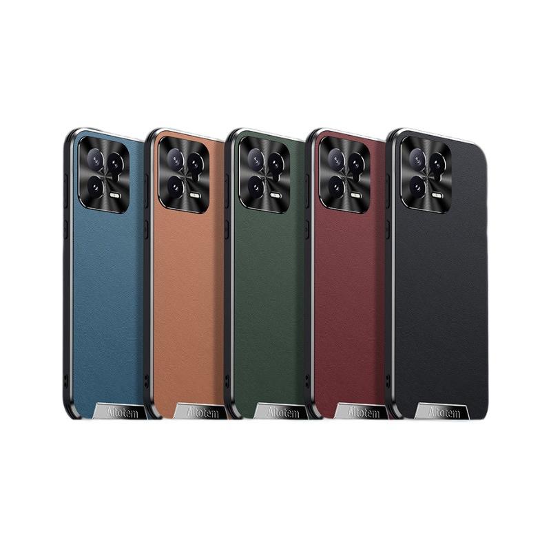 

Suitable for Xiaomi 13pro Mobile Phone Case Lens Full-inclusive Xiaomi Drop-proof Business Men s 14ultra Ultra-thin Plain Leather Case Mi 13