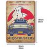 Metal Tin Sign Vintage Band Ghostbuster Poster Tin Plate Bar Wall Decoration, Garage, Cafe, Restaurant, Hotel Wall Decoration Metal Retro Sign Plaque