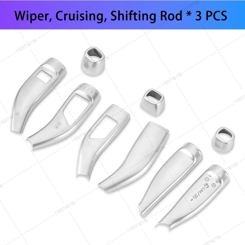 Car Steering Wheel Wiper Lever Sequ Gear Shift Trim Sticker Covers For For Mercedes Benzs CLA GLC C E S Class W205 W213 X253