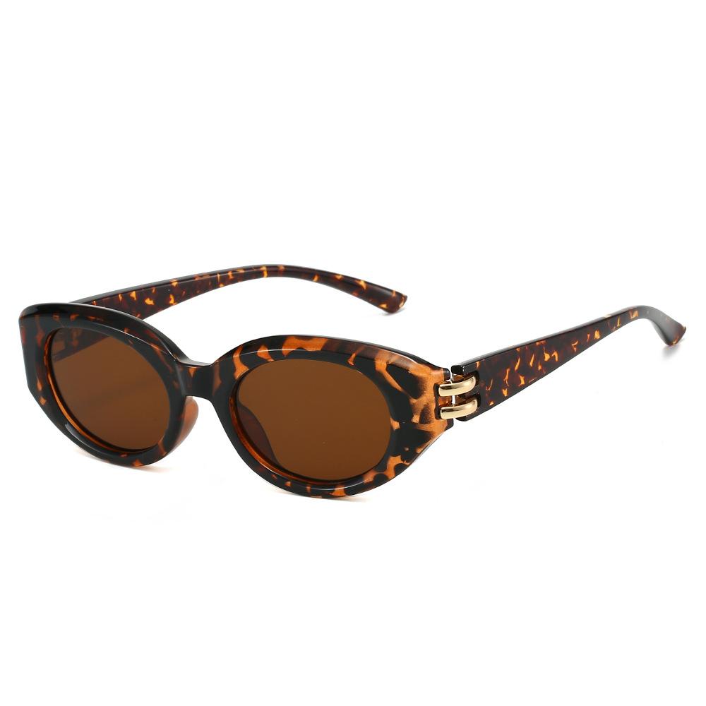  New Fashion Cat Eye Women Sunglasses Shades UV400 Retro Small Oval Black Men Outdoor Sun Glasses