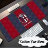 Custom Name Mouse pad Bologna Crest Design Mouse pad, Gaming Mouse Pad, keyboard pad, Desk Decor for computer notebook Fan Birthday Gift