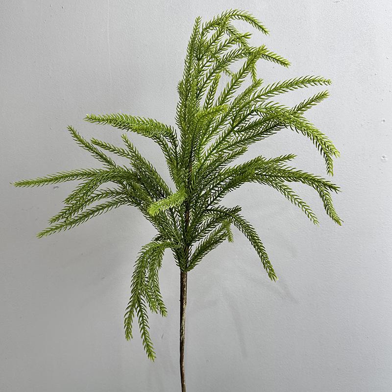 Artificial Soft Rubber Christmas Pine Needle Branch for Home Decoration