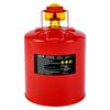 Safety Gas Can, 19 L Type I Red Safety Can for Gasoline with Stainless Steel Flame Arrester, Self-Closing Lid, and PE Funnel, Carbon Steel Flammable