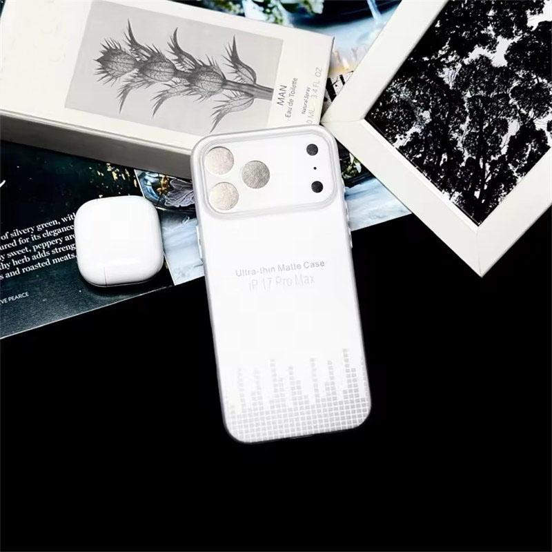 Ultra Thin Matte Translucent Phone Case For iPhone 17 Air 16 15 14 13 12 11 Pro Max Plus Shockproof Clear Slim Soft TPU Back Cove