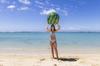 Igarashi Beach Ball 85cm Realistic Watermelon Ball, Inflated Size Approximately 60cm, BBC-185V