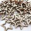 100 Hollow Wood Stars, Versatile Cutouts And Decorations for Year-round Celebrations Christmas