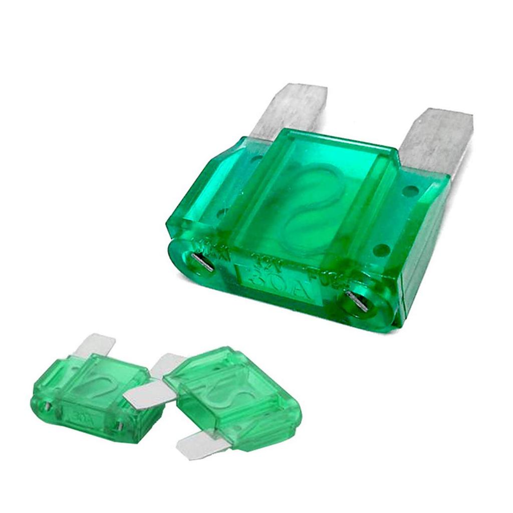 20 szt. Samochodowy bezpiecznik Maxi płaski duży rozmiar 30A, Bezpiecznik samochodowy zamienny Generator/ Wentylator chłodnicy/ Rozrusznik