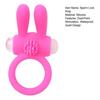 Butterfly Rabbit Vibrating Cock Ring - Dual Stimulation Delay Ring with Multi-Speed Vibration, Body-Safe Silicone, Waterproof Adjustable Fit