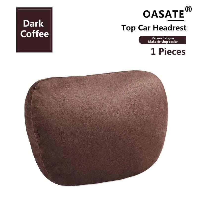 

Подголовник автомобиля высшего качества, поддержка шеи, сиденье/Maybach Design S Class, мягкая универсальная регулируемая автомобильная подушка, подушка для шеи Coffee 1Pcs