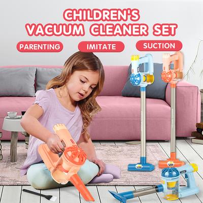 Elektrischer Mini-Staubsauger für Kinder – Spielzeugsimulation für Hausarbeiten und Staubfänger – ideales Geburtstagsgeschenk – pädagogisches Rollenspielzeug