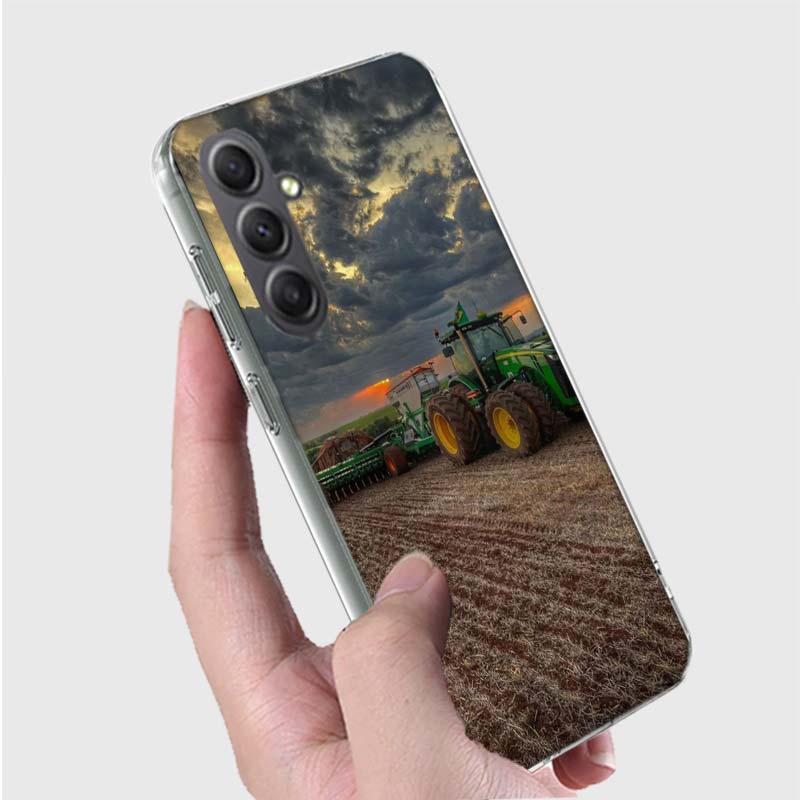 Farm Machinery Harvesters Phone Case for Samsung A16 A26 A36 A56 A17 A37 A57 A07 A06 A02S A03 A04S A05S Galaxy Note 20 10 A50S A
