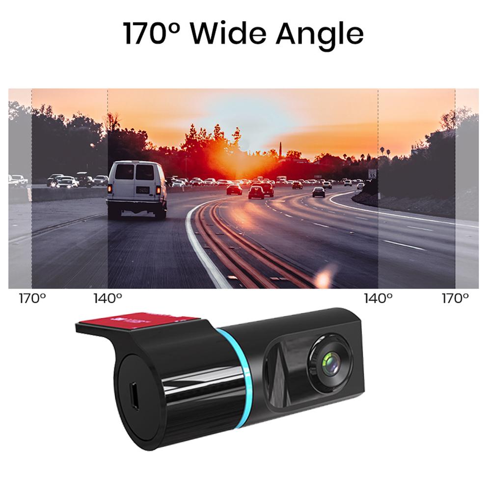1080P ADAS Dash Cam Car DVR Camera Recorder Dash Camera Recorder for Android Car Radio USB Support TF Card Motion Detection