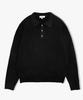 UNDEROFF Button Collar Knit Black