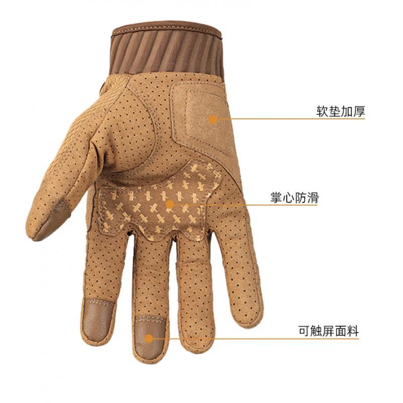Tactical Cycling Gloves Men Outdoor Sports Touchscreen Full Finger Anti-Slip Nylon Military Style