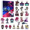Hazbin Hotel Themed Advent Calendar 24 Days of Helluva Boss Ornaments Christmas Tree Decor Gift Set for Fans