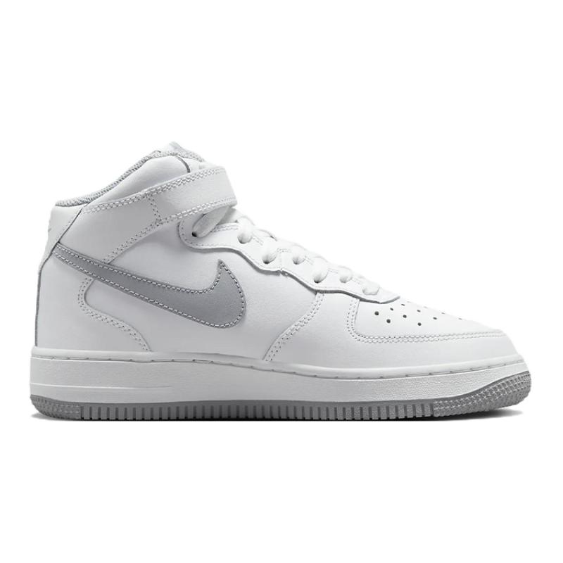 Nike Air Force 1 Mid LE White Wolf Grey GS Sneakers DH2933-101