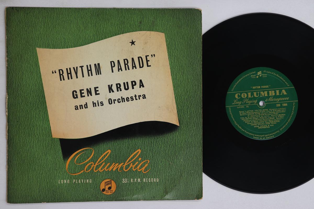 

10inch Record GENE KRUPA - Rhythm Parade 33S1064 COLUMBIA UK Jazz Used